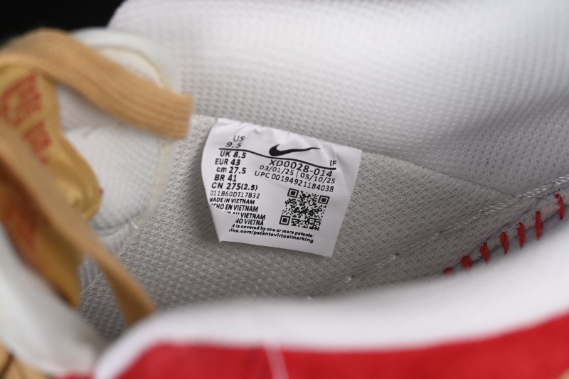 Nike Air Force 1 '07 Low Year of the Horse Limited Edition Red Gold Casual Sneakers - XD0028-014