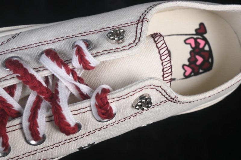 Converse Chuck 70s Valentine's Day Limited Edition Low-Top Canvas Sneakers - A24222C