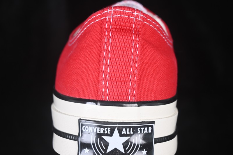 Converse Chuck 70s Low-Top Canvas Sneakers with Classic Star Chevron Design - A24225C