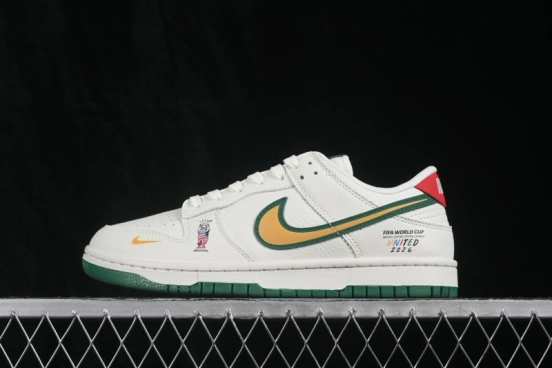 Nike SB Dunk Low World Cup Theme Custom Premium Low-Top Skateboarding Shoes - NH0601-495