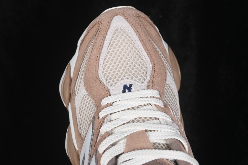 New Balance 9060 Retro Running Shoes with ABZORB Cushioning and Suede Overlays - U9060ETN