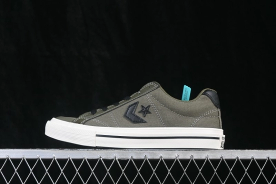 Converse Sport Casual Round-Toe Low-Top Canvas Shoes with Lace-Up Design - A12748C