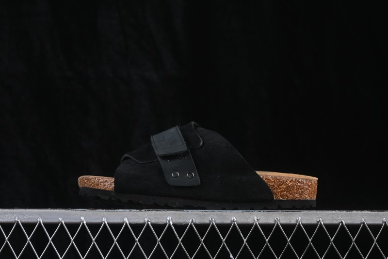 Birkenstock Sheepskin Lined Shearling Sandals with Cork-Latex Footbed - 1015573