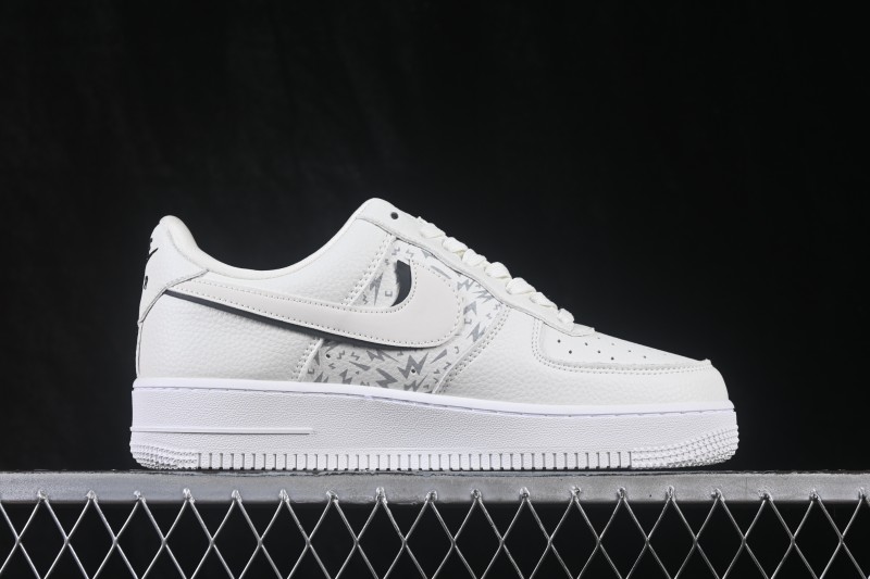 Nike Air Force 1 '07 Low Collaboration Skateboarding Shoes with Full-Length Air Cushion - WY0655-119