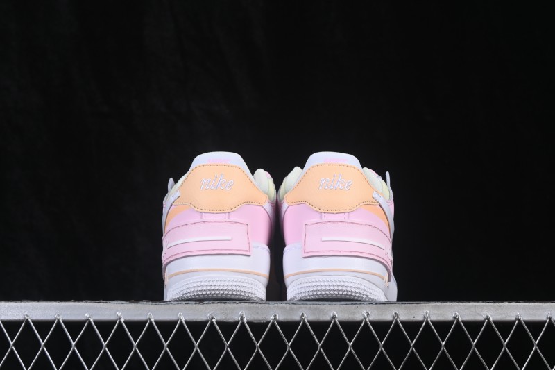 Nike Air Force 1 Shadow Lightweight Elevated Low-Top Casual Sneakers - DZ1847-600