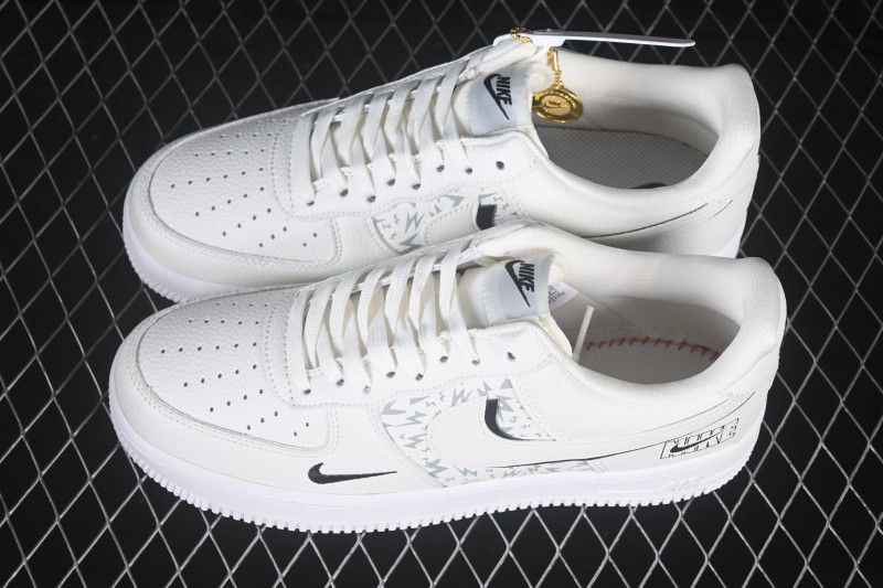 Nike Air Force 1 '07 Low Collaboration Skateboarding Shoes with Full-Length Air Cushion - WY0655-119