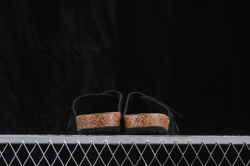 Birkenstock Sheepskin Lined Shearling Sandals with Cork-Latex Footbed - 1015573