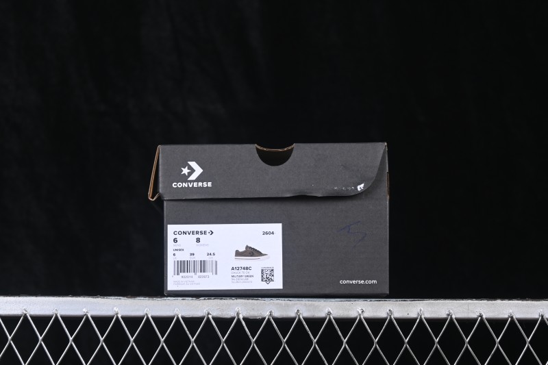 Converse Sport Casual Round-Toe Low-Top Canvas Shoes with Lace-Up Design - A12748C