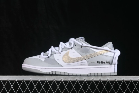 Nike SB Dunk Low Tie-Dye Anniversary Custom Low-Top Skateboarding Shoes - HF5441-105