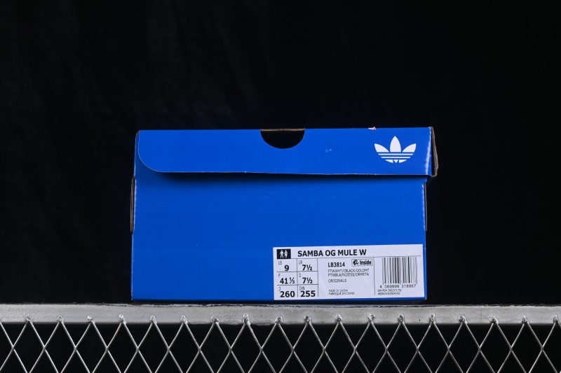 Adidas Samba OG Casual Half-Slip-On Shoes with Retro Design - LB3814