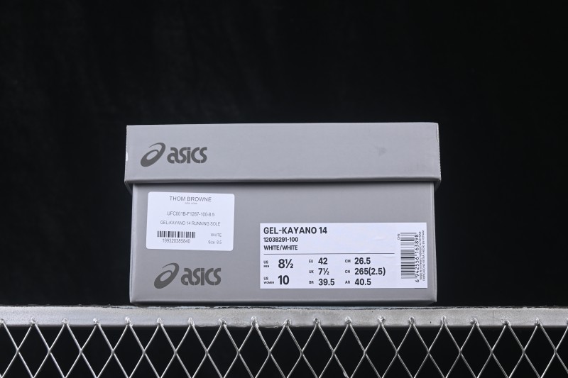 Thom Browne x Asics Gel-Kayano 14 Running Shoes with FF BLAST PLUS Cushioning - 1203B291-100