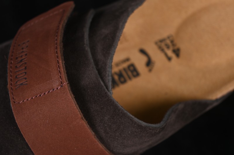 Birkenstock Suede Shearling-Lined Clog Mocha Brown - 1015572