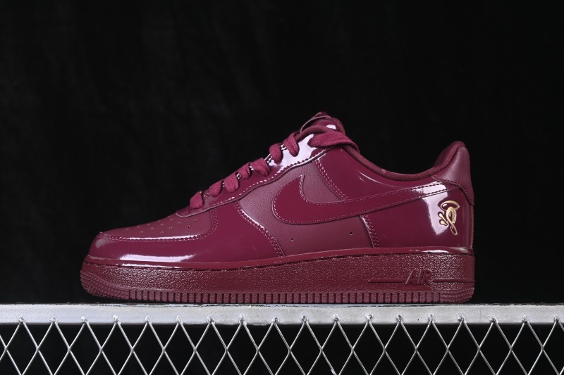 Nike Air Force 1 Low Central Cee Dark Beetroot Casual Skate Shoes - IO9970-638