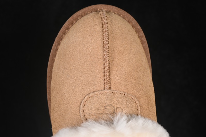 UGG Tazzelle H Tazzelle Water-Resistant Suede Winter Ankle Snow Boot with Fur Lining and Platform Sole - 1143791