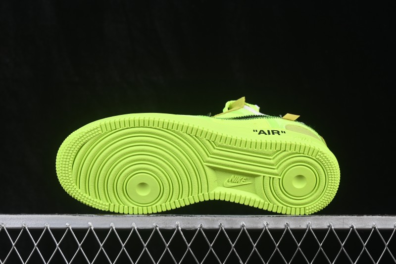 Nike Air Force 1 Low Off-White Translucent Yellow Sneakers - AO4606-700