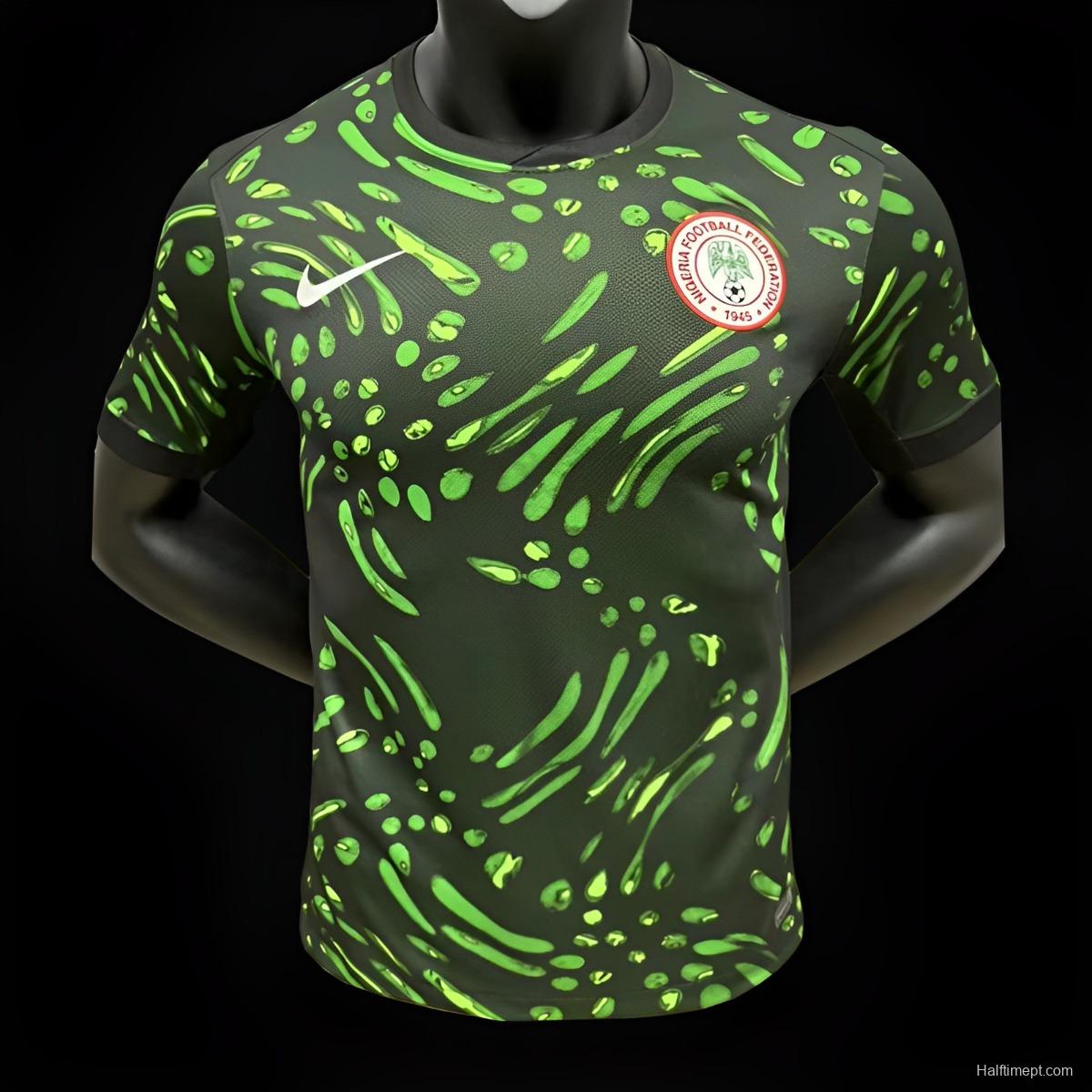 Player Version 2024 Nigeria Away Green Jersey