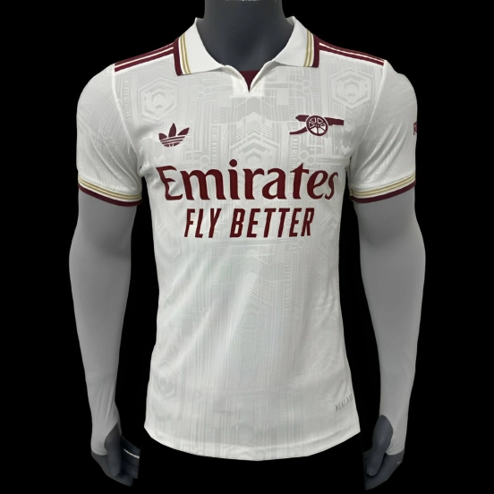 Player Version 25/26 Arsenal Away White Jersey