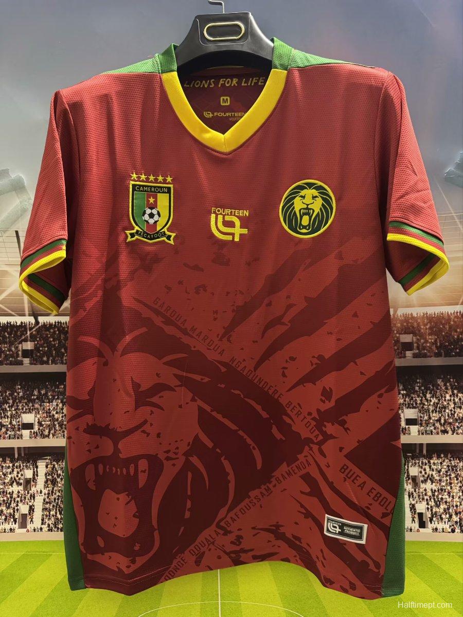 2025 Cameroon Wine Pre-Match Jersey