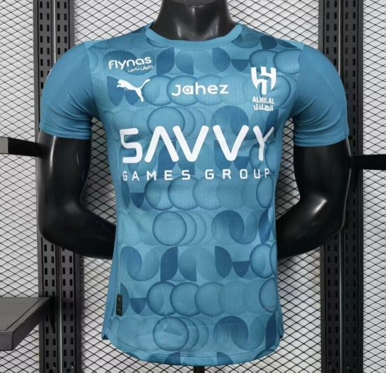 Player Version 25/26 Al Hilal Third Blue Jeresy