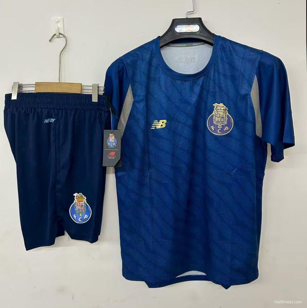 25-26 Porto Training Jersey Navy Blue+Shorts