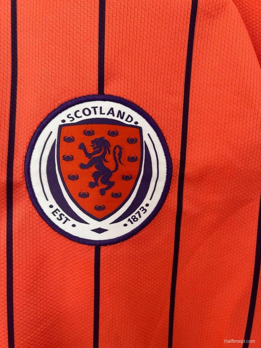 2026 Scotland Away Orange Jersey
