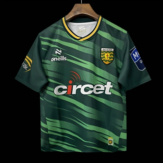 25/26 Donegal GAA Green with Gold Trim Jersey