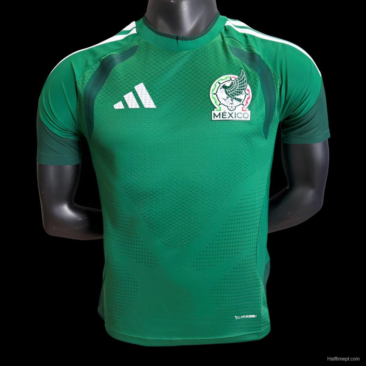 Player Version 2026 Mexico Green Training Pre-Match Jersey