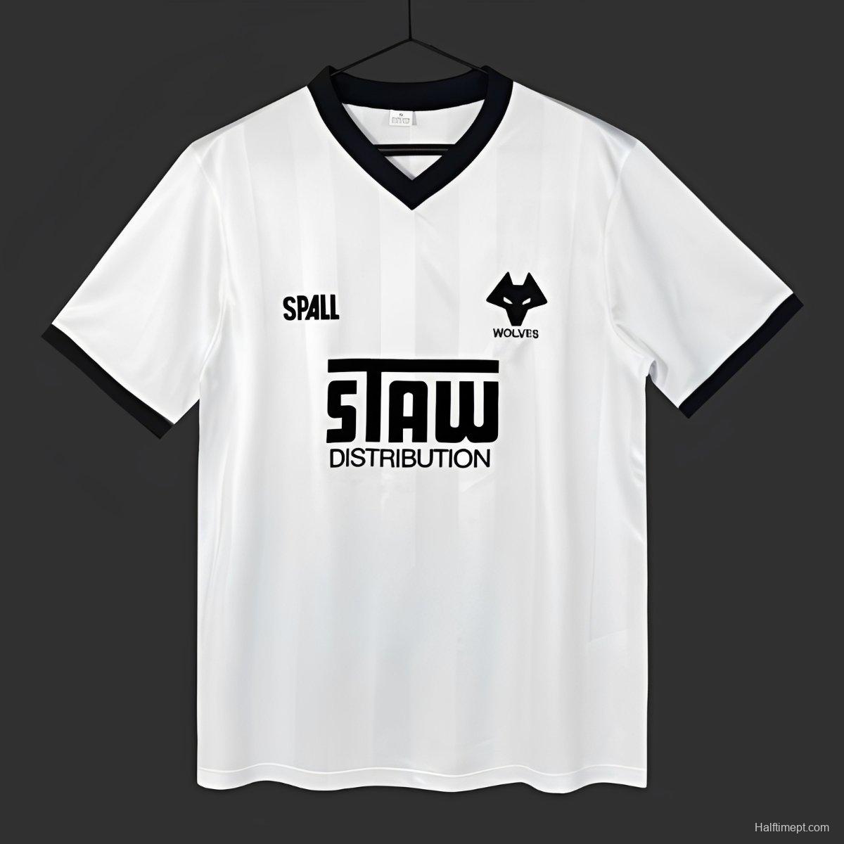 Retro 86/88 Wolverhampton Wanderers Away White Jersey