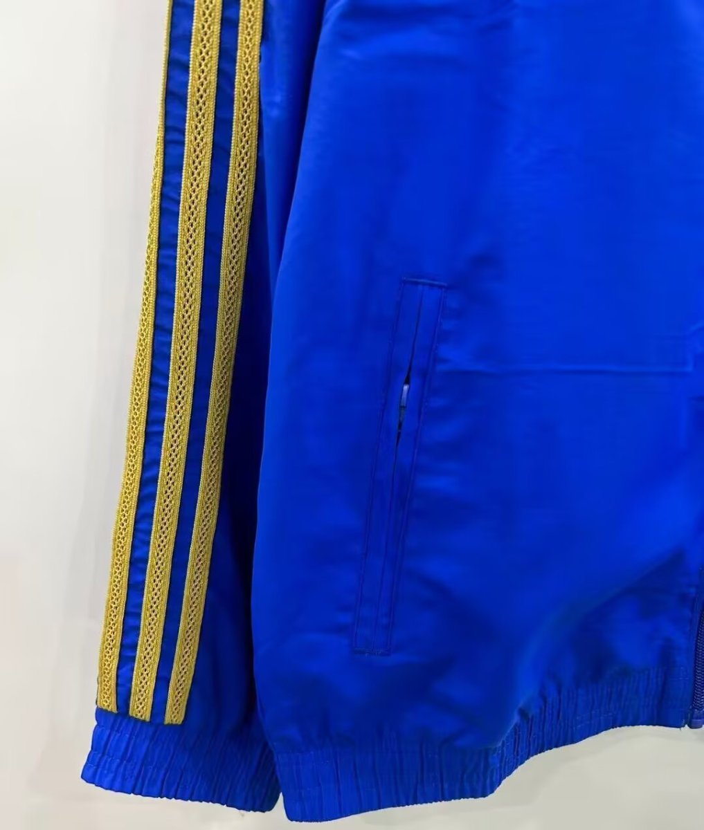 25/26 Real Madrid Golden/Blue Full Zipper Windbreaker