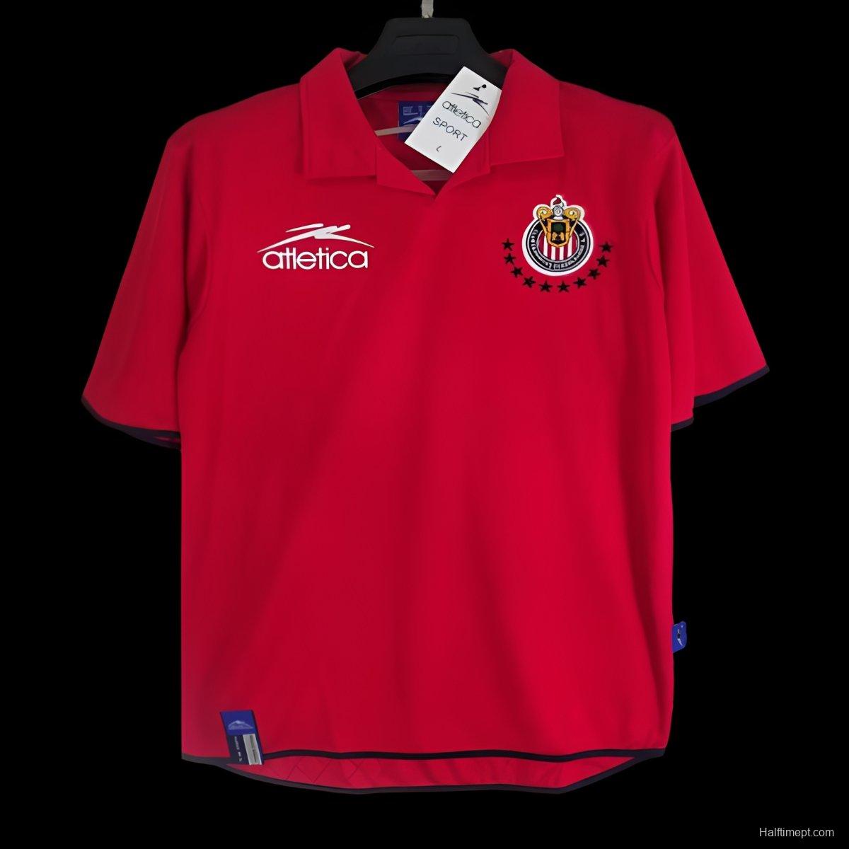 Retro 03/04 Chivas Guadalajara Third Red Jersey
