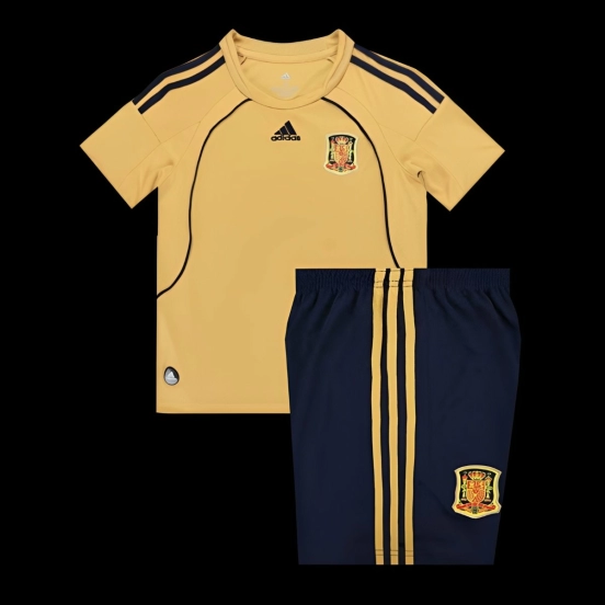 Retro Kids 2008 Spain Away Jersey