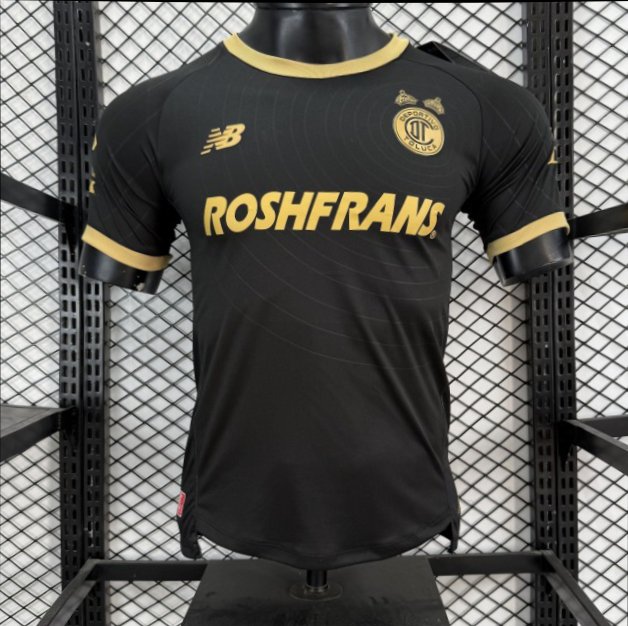 Player Version 26/27 Deportivo Toluca FC New Balance Away Black Gold Jersey