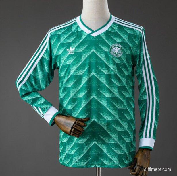 90/91 Germany Away Retro Long Sleeve Jersey