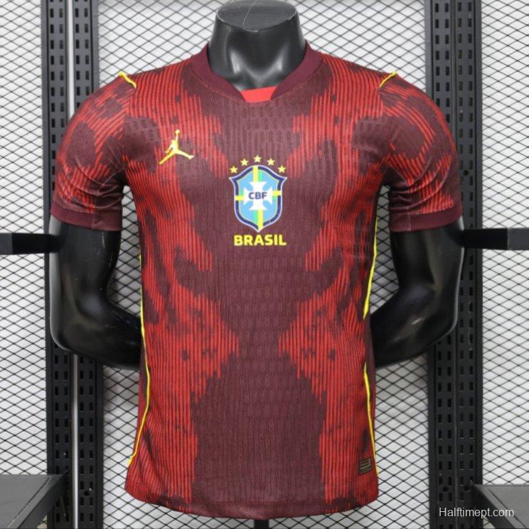 Player Version 26/27 Brazil  Dark Red Special Edition Jersey