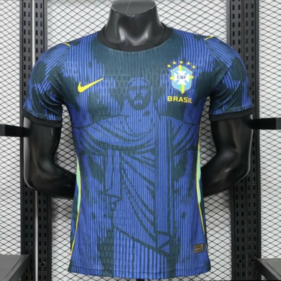 Player Version 2026 Brazil Navy Blue  Special Edition Away Jersey