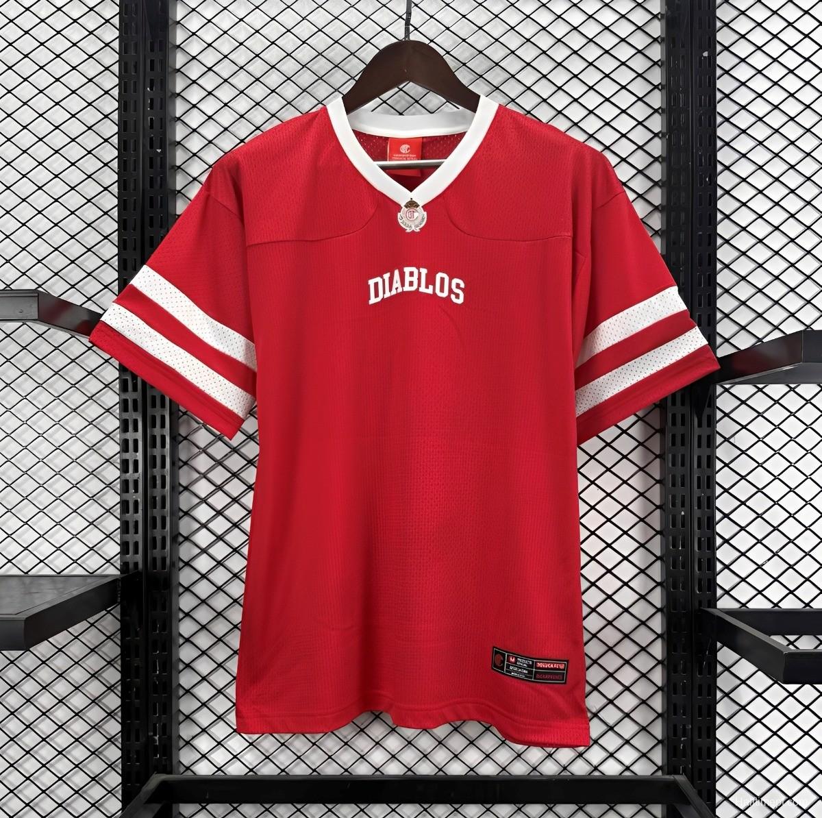 26/27 Toluca Red Baseball Jersey