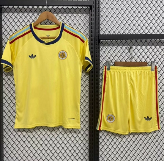 2026 Kids Curacao Away Yellow Jersey