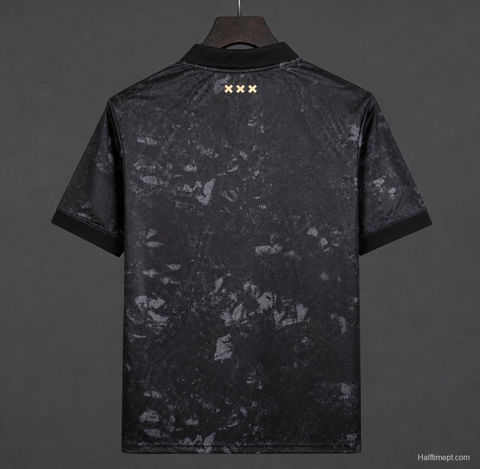 26/27  Ajax x Stone Island Concept Black Jersey