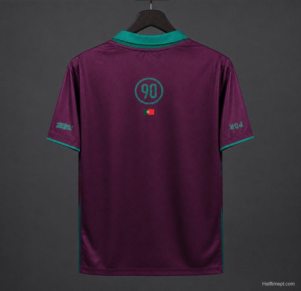 2026 Portugal x Cactus Jack Total 90 Pre-Match Wine Jersey
