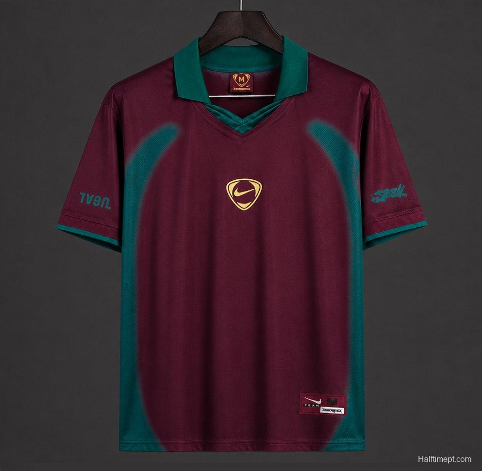 2026 Portugal x Cactus Jack Total 90 Pre-Match Wine Jersey