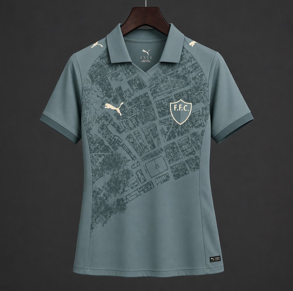 2026 Womens Fluminense Third  sage Jersey