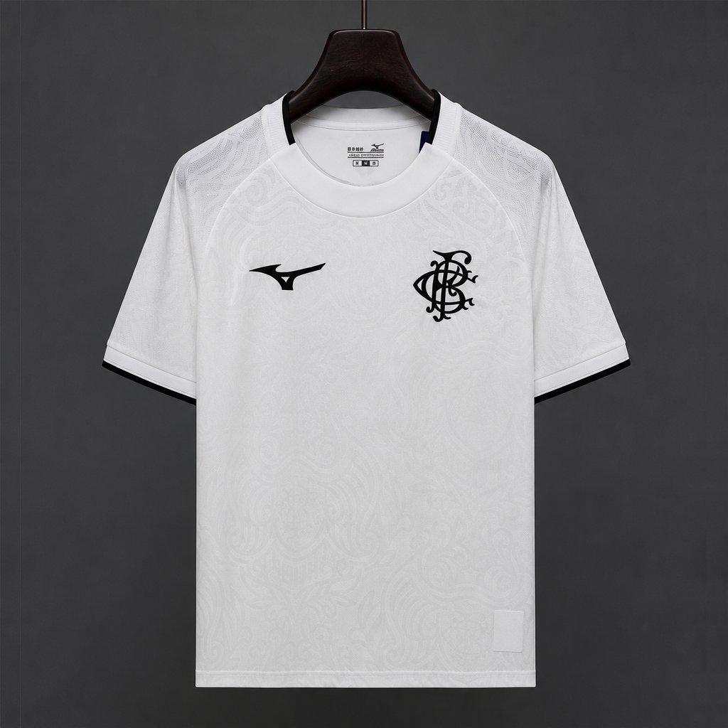 26/27 SC Internacional White with Black Floral Pattern Special Edition Jersey