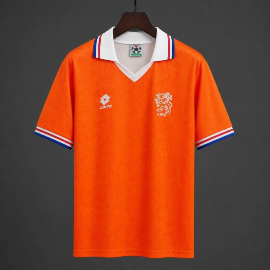 Retro 1994 Netherlands National Team Orange Home Jersey