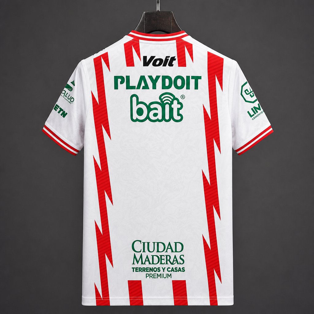26/27 Necaxa Home White Red Jersey