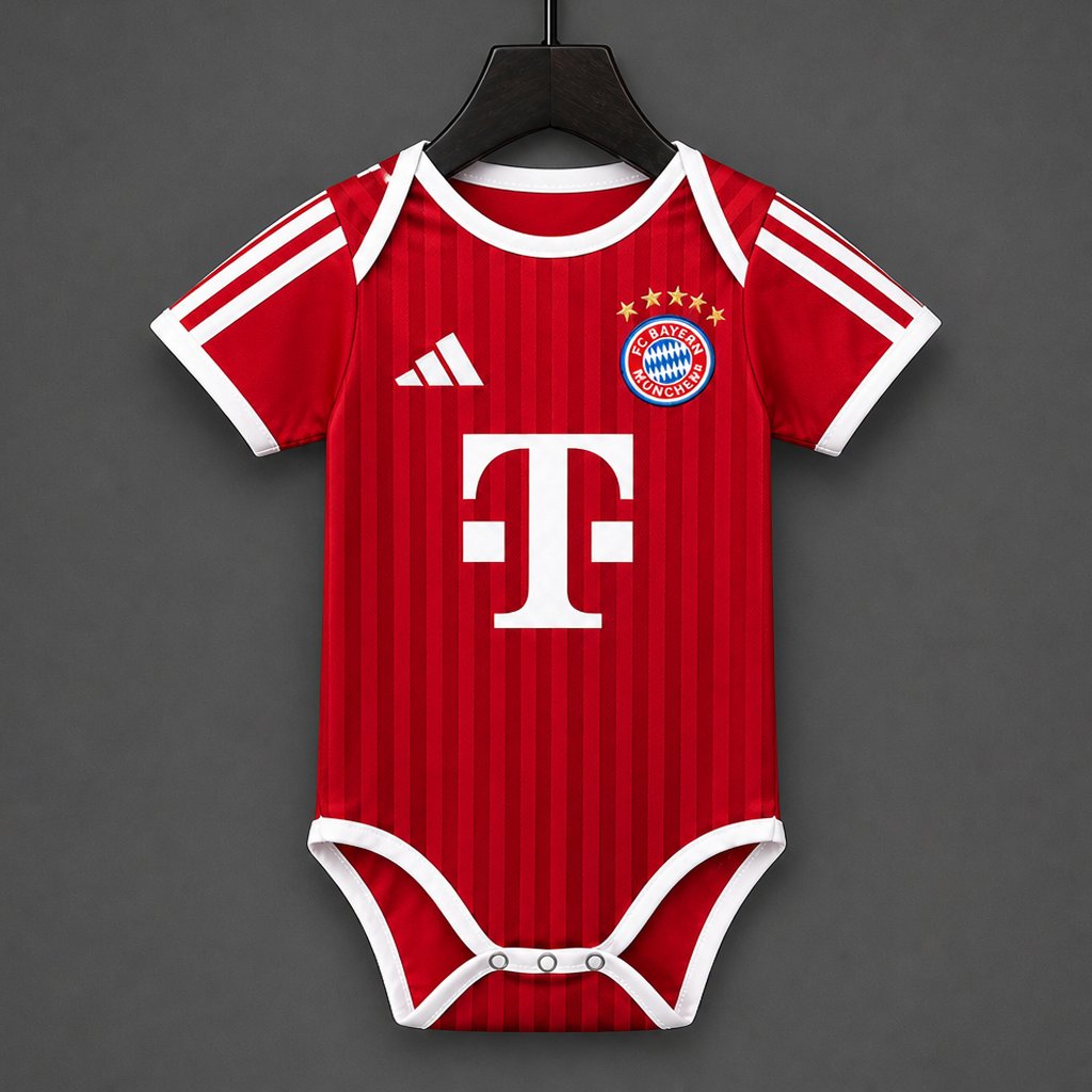 26/27 Bayern Munich Home Baby Romper Jersey
