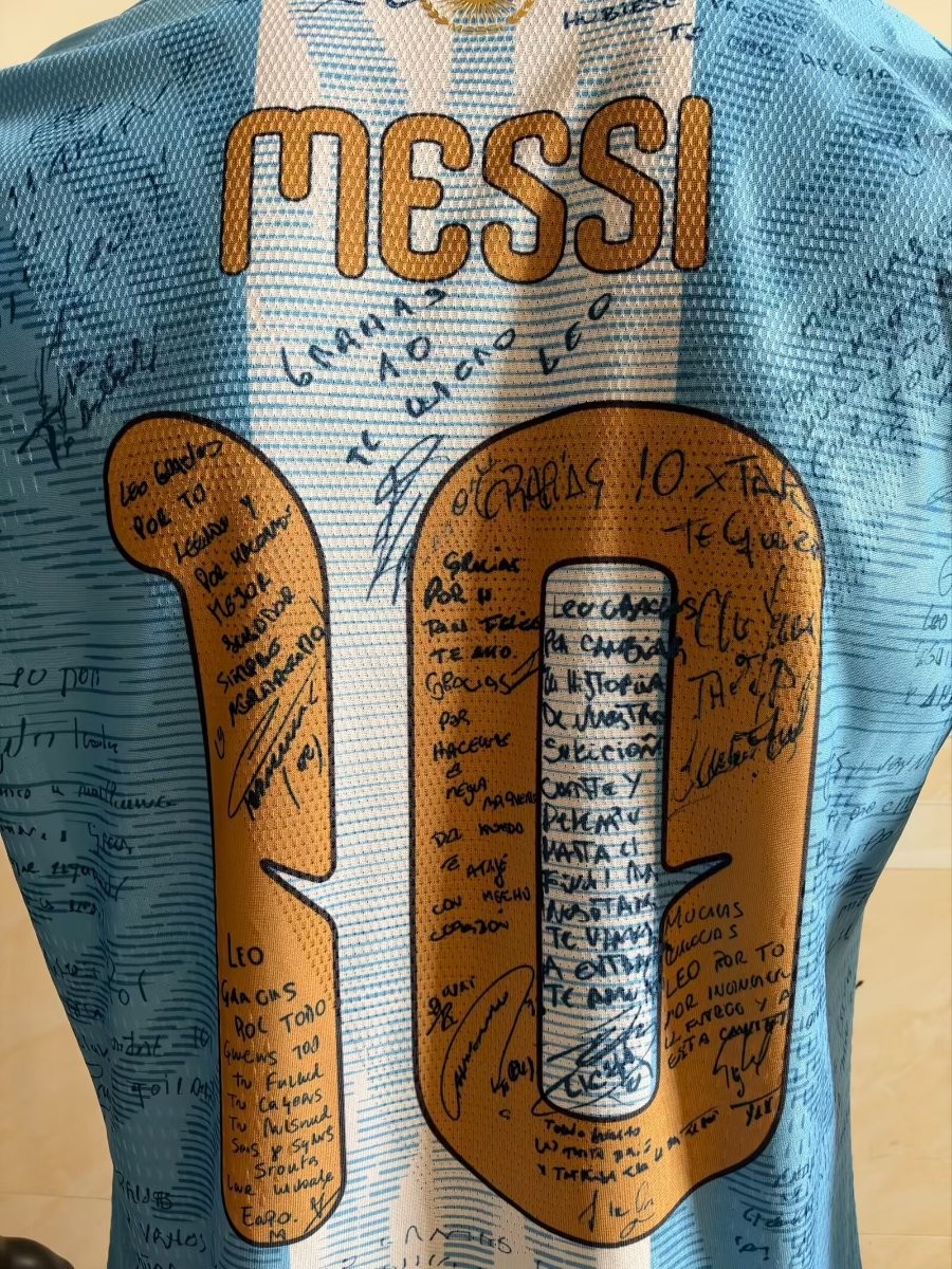 Player Version 2026 Argentina Messi Farewell Commemorative Signature Jersey