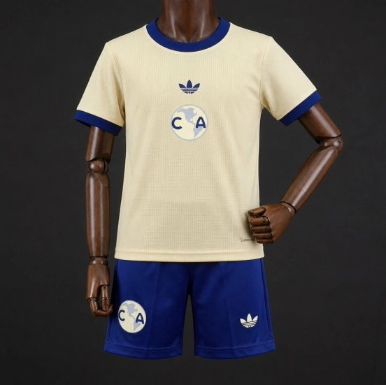26/27 Kids Club America 110 Years Anniversary Yellow Jersey Kit